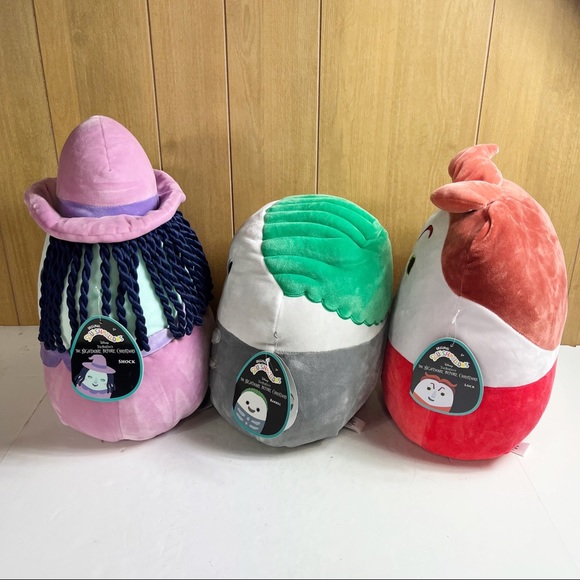 Nightmare Before Christmas Squishmallow Lot - Lock, Shock and Barrel New - Picture 10 of 10